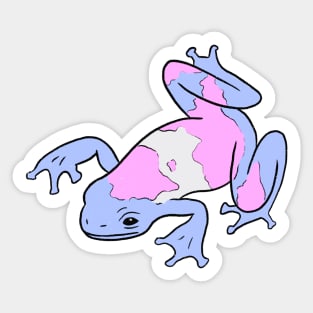 trans frog Sticker